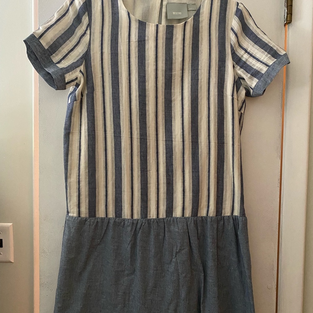Anthropologie, Maeve Brand, drop waist dress.